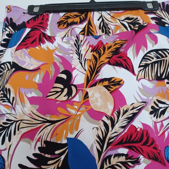 UP! Aruba Up Skort Size 14 Multi-Color Coconut Girl Beachy Golf - Picture 4 of 6